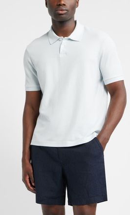 Nordstrom Pima Cotton Piqu&eacute; Polo in Blue Breeze at Nordstrom, Size Xx-Large