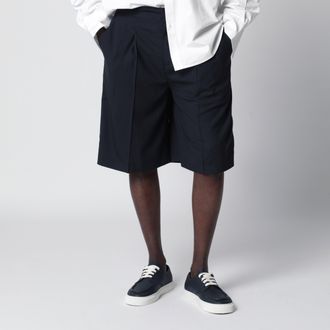 Pantaloni Torino Blue cotton Bermuda shorts