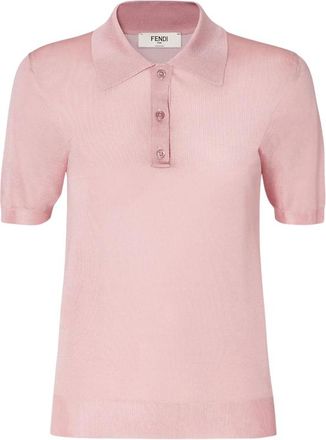 Fendi Buttoned Polo Shirt