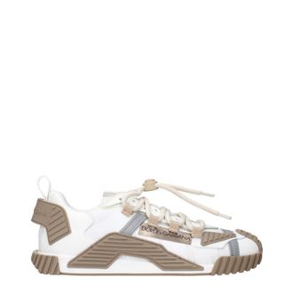 Dolce & Gabbana Dolce&Gabbana Herrens Sneakers Weiß/Schlammstoff