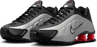 Nike Shox R4 AR3565-011 Sneakers Womens Black Metallic Running Shoes MEW721