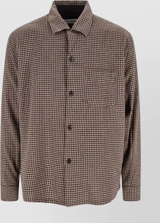 Our Legacy checked long sleeve shirt with chest pocket