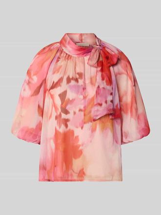 Rinascimento Rinascimento Schluppenbluse mit Ballon&auml;rmeln in Rosa, Gr&ouml;&szlig;e XL