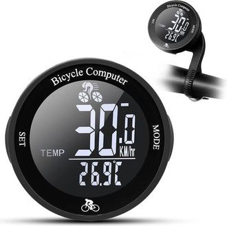 OEM Cuentakil&oacute;metros Inal&aacute;mbrico E Impermeable Para Bicicleta, Pantalla Lcd Grande, Od&oacute;metro, Ciclismo, Encendido/apagado Autom&aacute;tico
