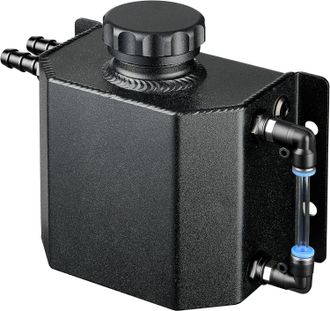 OEM Dep&oacute;sito De Expansi&oacute;n De Refrigerante, Dep&oacute;sito De Radiador De Aluminio, Dep&oacute;sito De Expansi&oacute;n Universal Negro De 1 Litro