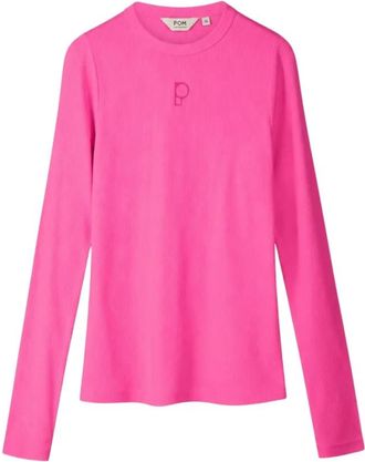 Pom Amsterdam Longsleeve - Dames - Longsleeves - Roze - 2XL - Tops