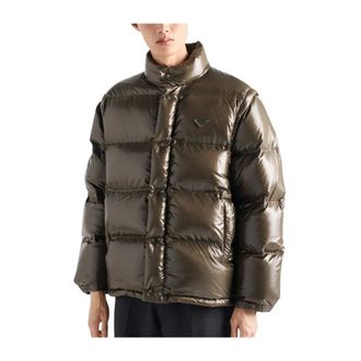 Prada Chaqueta de plum&oacute;n Re-Nylon de peso medio - Jackets - Hombre - Verde - L