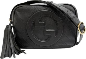Gucci Pre-owned Blondie Leren Schoudertas - Dames - Vintage Schoudertas - Zwart - ONE Size - Leer - Vintage