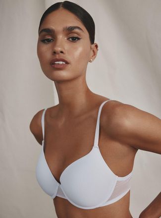 Miiyu Womens Hydra mesh-band plunge bra
