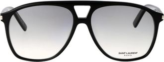 Saint Laurent Dames, Accessoires, Zwart, Maat: 58 MM Nylon