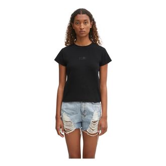 Maison Margiela Mujer, Camisetas, Negro, Talla: M