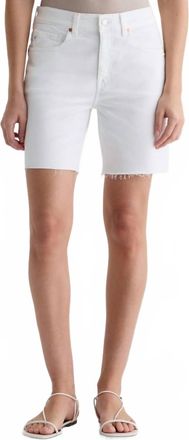 AG - Adriano Goldschmied Ex-Boyfriend Short In White