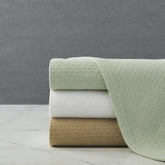 Frontgate Bliss Bamboo Cotton Blanket - Soft White, Queen in Soft White - Frontgate