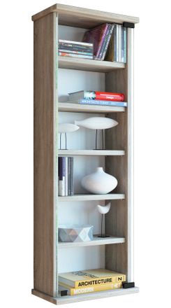 ebuy24 Estante De Pared Dvd Cd De Madera Vcm Estante Colgante Con Puerta De Vidrio De Seguridad Esg Espacio Para 150 Cd O 65 Dvd O 36 V&iacute;deos Dimensiones: 92 