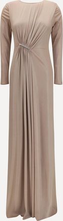 Nissa Abito lungo in chiffon con dettaglio in cristallo Woman 40