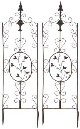 Clp Set De 2 Soportes Para Enredaderas Burgus Bronce