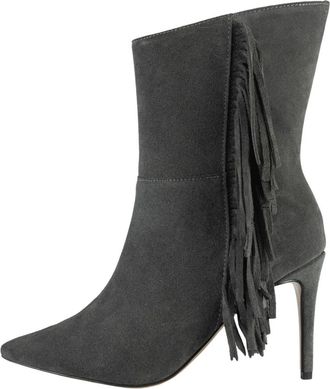 L37 Hoge Hakken Laarzen - Dames - Laarzen met Hak - Grijs - 36 EU - Schoenen