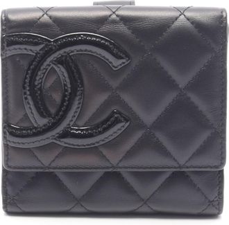 Chanel Black Cambon Ligne Wallet (Bi-Fold) (Pre-Owned)