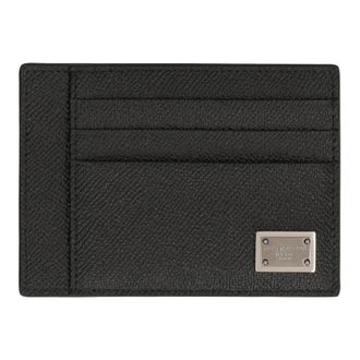 Dolce & Gabbana Wallets & Cardholders, male, Black, Size: ONE SIZE Dauphine Card Holder