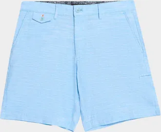 Robert Graham Men & apos;s Dixton Cotton and Linen Shorts
