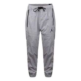 Air Jordan Jumpman Casual Woven Sports Pants Gray AV1841-059