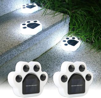 OEM Luces Solares Para Jard&iacute;n, Luces Led Para Exteriores Para Entrada De Veh&iacute;culos, C&eacute;sped, Patio, Juego De 2 Luces Para Escalones De Jard&iacute;n, Decoraci&oacute;n D
