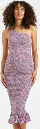 Ripe Skipper One Shoulder Dress in Pink /Blue at Nordstrom, Size X-Large Au