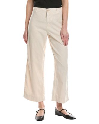 Michael Stars Geraldine Straight Leg Linen-Blend Pant