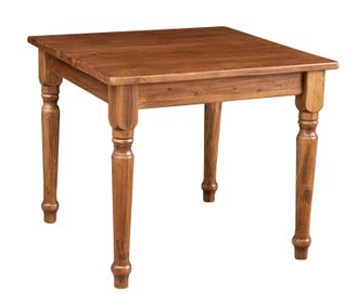 Biscottini International Biscottini - Mesa De Estilo Country De Madera Maciza De Tilo Acabado Con Efecto Nogal