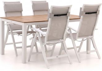 Bellagio la vita attrattiva Bellagio Lugo/Fidenza 160cm dining tuinset 5-delig verstelbaar