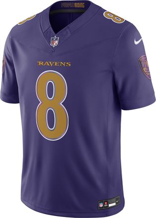 Nike Lamar Jackson Baltimore Ravens Nike Mens Dri-FIT NFL Limited Jersey in Purple | 37NM0FDI8GF-G6W