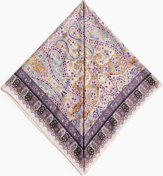 H&M Gemustertes Tuch - Lila/Paisleymuster