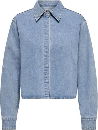 Only Maggie May Denim Shirt - Dames - Spijkeroverhemden - Blauw - L - Denim - Overhemden