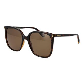 Polaroid Womens Brown Plastic Sunglasses - One Size
