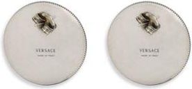 Versace Womens Gray Brass Earrings