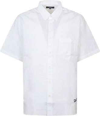 Comme Des Gar&ccedil;ons White Relaxed Solid Shirt