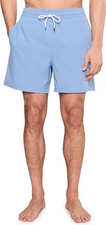 Polo Ralph Lauren Seersucker Traveler Trunk Mens Swimwear Sets Austin Blue : 2XL, Elastane/Mesh/Polyester