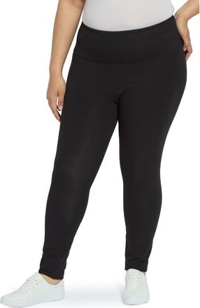 Lyss&eacute; ntials Flattering Leggings in Black at Nordstrom, Size 1X