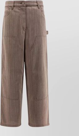 Golden Goose marley virgin wool blend trousers