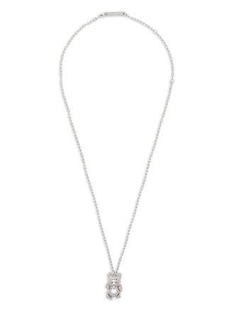 AMBUSH Collana con pendente Teddy Bear - Argento