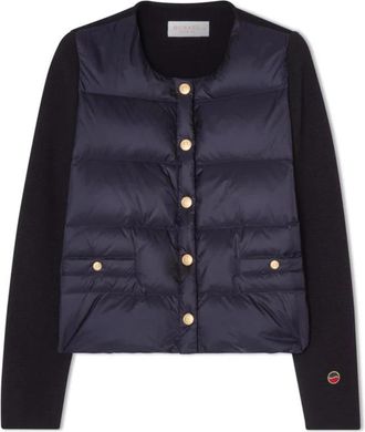 Busnel IVA Solid Down Jacket - Dames - Gewatteerde jassen - Blauw - 2XL - Wol - Jassen