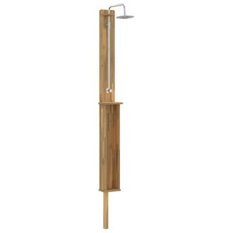 vidaXL Ducha Exterior 257 Cm Blanco Vidaxl