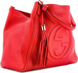 Gucci Soho Leather Medium shoulder bag - Rosso