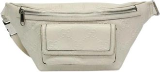 Gucci unisex, Pre-owned, Wit, Maat: ONE Size Leer