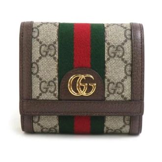 Gucci Vintage, unisex, Bruin, ONE Size, Pre-owned Fabric Wallet