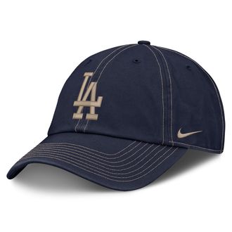 Nike Los Angeles Dodgers Club Nike Mens MLB Adjustable Hat in Blue | NB0141SLD-L9H