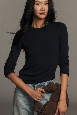 Maeve Ultra-Fine Cashmere Crew-Neck Sweater