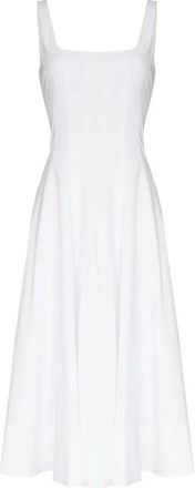 Staud White shoreed dress