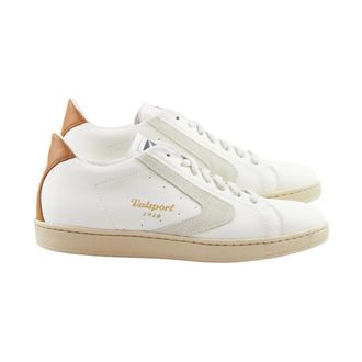 Valsport Sneakers, male, Multicolor, Size: 8 US Leather Suede White Cream Cognac Mix