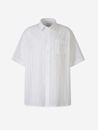 Givenchy Striped Chiffon Shirt